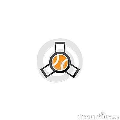 Basketball logo template Vector Illustration