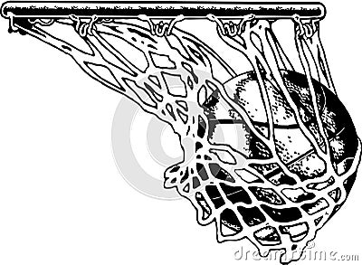 Basketball Net Vector Illustration Vector Illustration