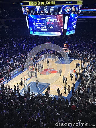 Basketball in NewYork Editorial Stock Photo