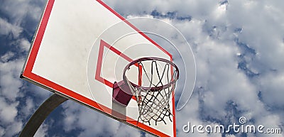 Basketball ring Stock Photo