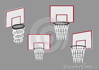 Baskets for Basketball Sport Vector Illustration Vector Illustration