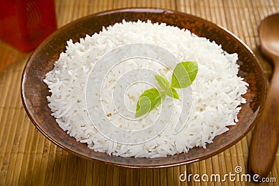 Basmati Rice Stock Photo