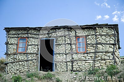 Basotho Hut 1 Stock Photo