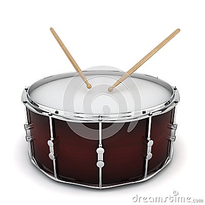 Bass drum Cartoon Illustration