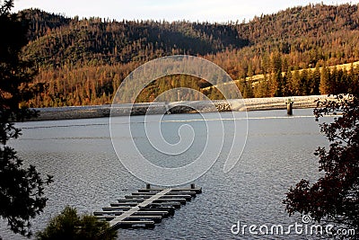 Bass Lake, Sierra National Forest, Madera County, California Stock Photo