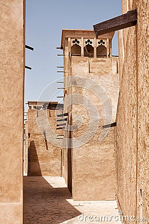 Bastakiya Quarter Stock Photo