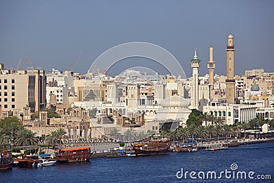 Bastakiya Windtower Stock Photo