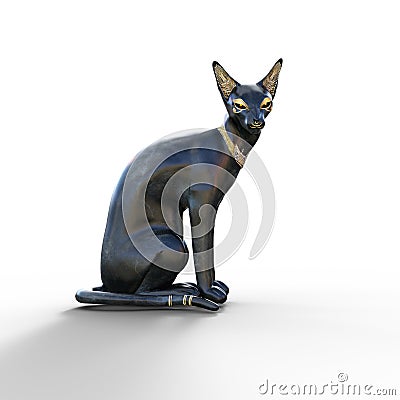 Bastet the cat Stock Photo