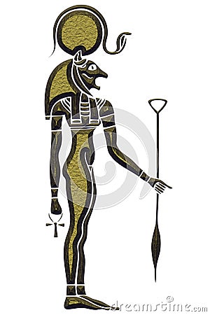 Bastet - Goddess of ancient Egypt Stock Photo