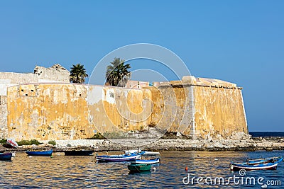 Bastion Conca in Trapani, Sicily Editorial Stock Photo