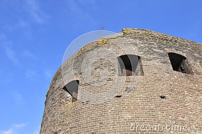Bastion in Muiden Holland Stock Photo