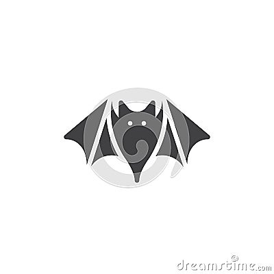 Bat icon vector Vector Illustration