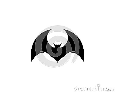 Bat vector icon Vector Illustration