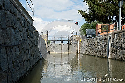 Bata canal, Czech republic, Stock Photo