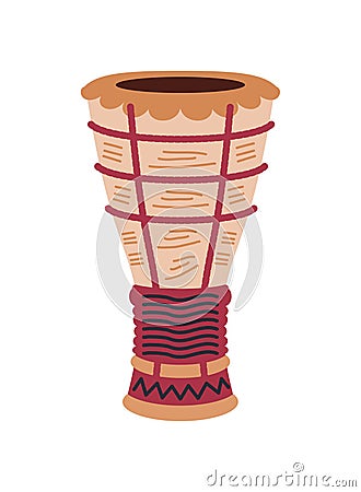 bata drum ethnic Vector Illustration