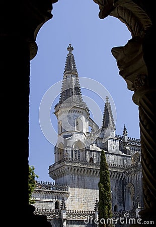 Batalha Monastery Tower Stock Photo
