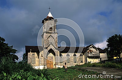 Batete .Equatorial Guinea Editorial Stock Photo