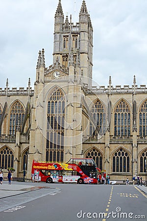 Bath Abbey Editorial Stock Photo