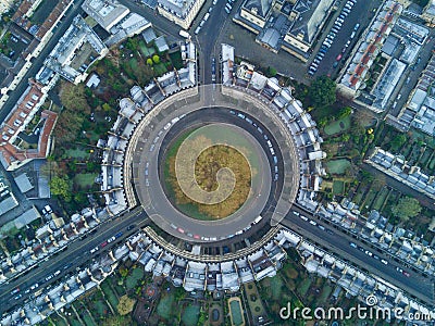 Bath Circus from the drone Stock Photo
