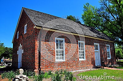 Bath, NC: 1734 St. Thomas Church Editorial Stock Photo