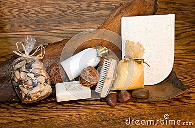 Bath Products Stock Photo