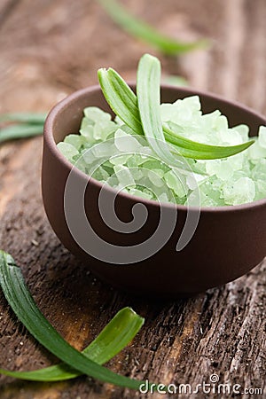 Bath salt Stock Photo