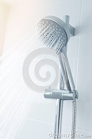 Bath shower Stock Photo