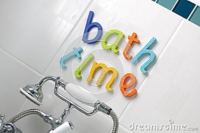 Bath time Stock Photo