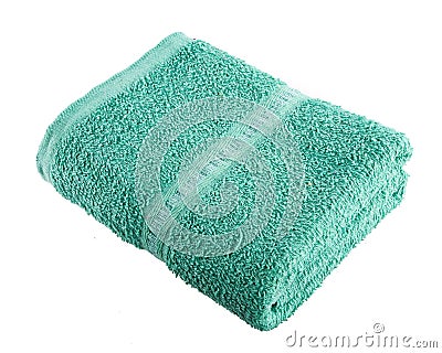 Bath towel Stock Photo