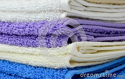 Bath towel Stock Photo