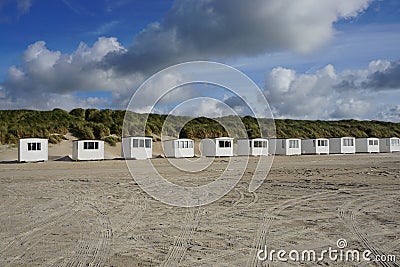 Bathhouses Stock Photo