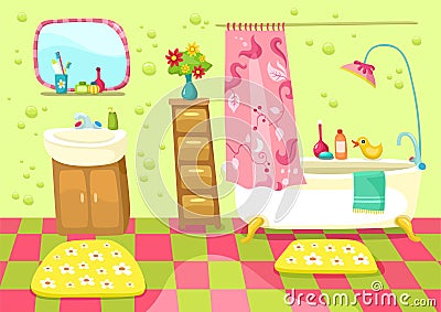 Bathroom Vector Illustration