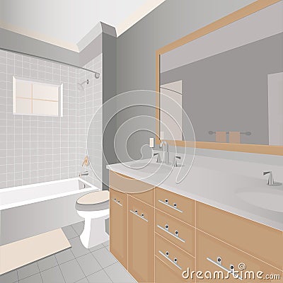 Bathroom Vector Illustration