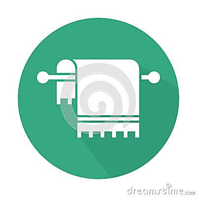 Bathroom glyph Background color isolated vector icon which can easily modify or edit Vector Illustration