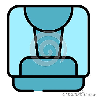 Bathroom hand dryer icon vector flat Vector Illustration