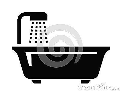Bathroom icon Vector Illustration