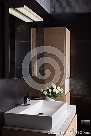 Bathroom interior Stock Photo