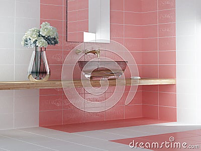 Bathroom interior Stock Photo