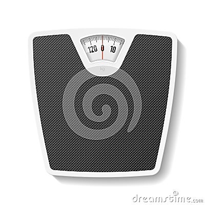 Bathroom scale Vector Illustration