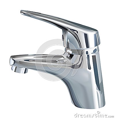 Bathroom tap Vector Illustration