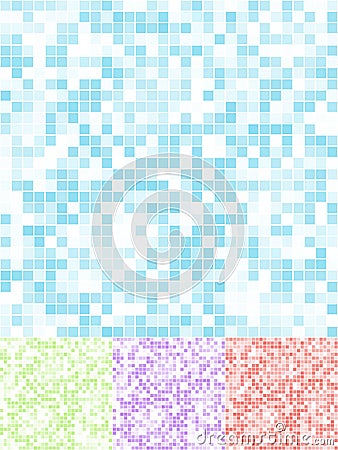 Bathroom tile background Vector Illustration