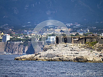 The Baths of Queen Giovanna Stock Photo