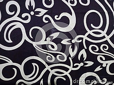 batik motif with various pattern Stock Photo