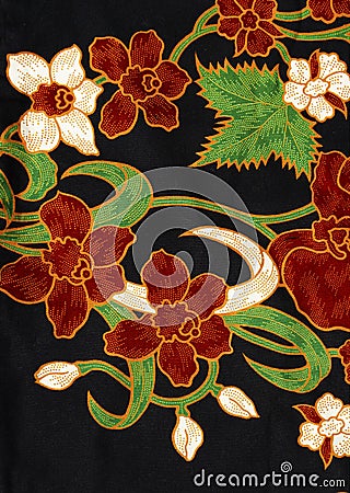 Batik pattern, Malaysia Stock Photo