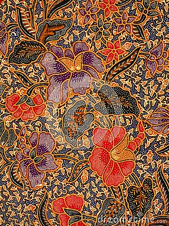 Batik pattern, Solo, Indonesia Stock Photo