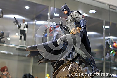 Batman Figure Model on display at The M Cafe Editorial Stock Photo