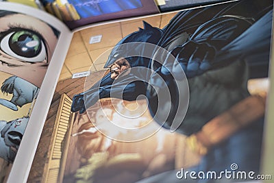 Batman superhero Dc comics Editorial Stock Photo