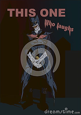 Batman Who Laughs Vector Illustration