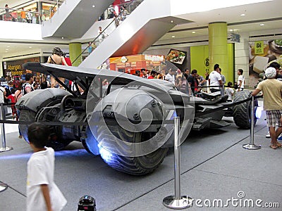 Batmobile, SM City San Jose del Monte mall, Bulacan Editorial Stock Photo