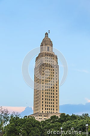 Baton Rouge, Louisiana - State Capitol Editorial Stock Photo